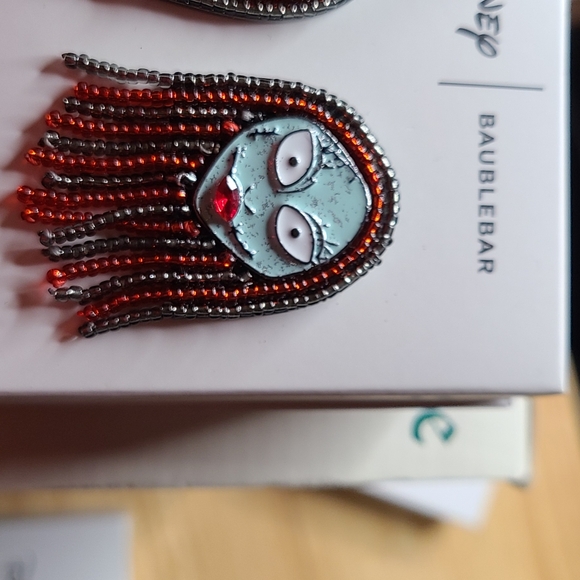 Disney Baublebar Nightmare Before Christmas Sally Beaded Earrings NIB - Picture 2 of 6